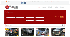 Desktop Screenshot of mombasacars.com